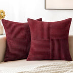 MIULEE Burgundy Decorative Throw Pillow Covers - Image 7