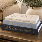 Decorative Books for Home Decor | Elevate your Bookshelf Decor with Coffee Table Books (Fake Books Set of 3) | Faux Books for Decoration | Hollow Book Box with Hidden Storage | Decorative Storage Box by Unknown