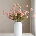 Artificial Flowers for Vase 10 Pcs, 20 Inch Fake Mums with Long Stems by MSIUE