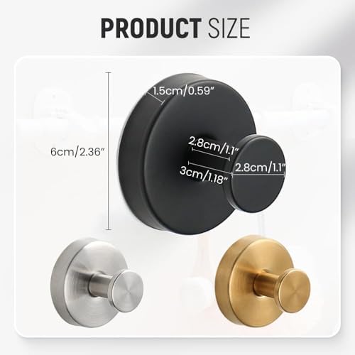 Suction Cup Hooks for Wreaths on Glass, 2025 New Model No-Drill Suction Cup Hooks, Wreath Hangers for Front Doors, Metal Towel Hooks for Showers Bathrooms Mirrors (2, Silver) - Image 6