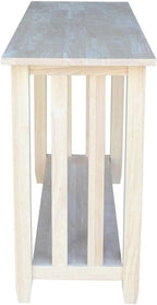 International Concepts Mission Unfinished Sofa Table - Image 4