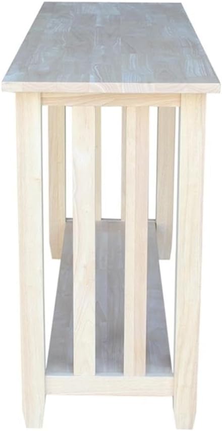 International Concepts Mission Unfinished Sofa Table - Image 4