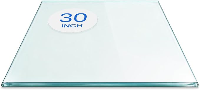 Dulles Glass 30 inch Square Glass Table Top by DullesGlass