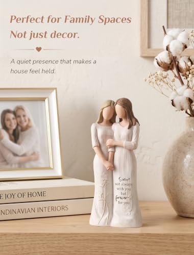Storieme Sisters Figurine Gifts from Sister, Handmade Gift for Bestie Women - Image 4