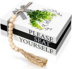 Capoda 3 Pcs Decorative Books for Home Decor, Welcome by Capoda