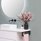 Uieke 15 Pcs Artificial Flowers Baby Breath Faux Artificial Gypsophila Bouquet Fake Silk Flowers Real Touch for Hotel Home Office Kitchen Bathroom Wedding Wall DIY Room Farmhouse Décor (Pink) - Image 6