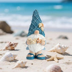Etlemonde Beach Coastal Gnomes Statue Home Seashell Decor - Image 6