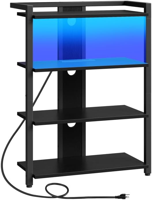 HOOBRO 4-Tier AV Media Stand, Media Console by HOOBRO