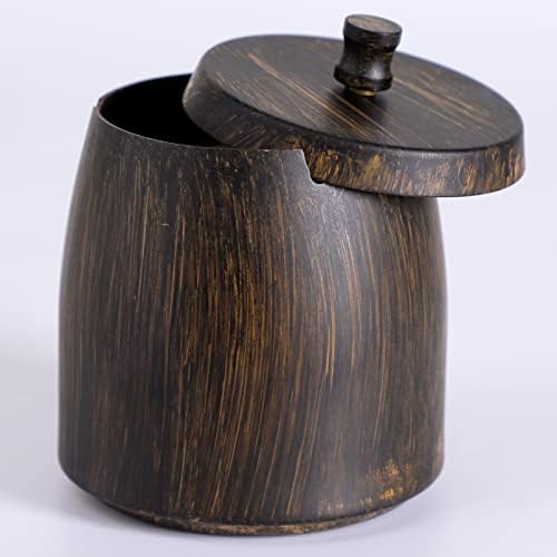 Extra Large Ashtray with Lid for Cigarette, Stainless Steel Smokeless Odorless Windproof Ash tray for Home Office Tabletop Outside Patio Outdoor Balcony(4.72''x3.93''x4.33'') - Image 4