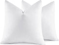 MIULEE 24x24 Euro Pillow Inserts, Double-Layer Down-Proof Cotton Cover by MIULEE