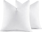 MIULEE 28x28 Euro Pillow Inserts, Double-Layer Down-Proof Cotton Cover by MIULEE