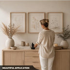 SENEA KAY Modern Abstract Statue with Removable Faux Succulents Plants – Figurine Home Decor Accents, Coffee Table Shelf Styling. Collectible Art Luxury Gift Items Woman Thinker Sculpture (Black) - Image 7