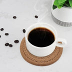 Woven Drink Coasters with Holder, Coasters for Drinks Set of 10 - Image 4