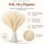 Mandy's 20 Stems Ivory Silk Pampas Grass Bouquet - Image 2