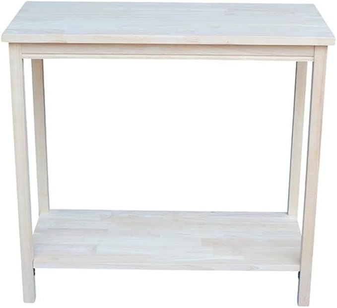 IC International Concepts, Portman Accent Table, Solid Real Wood, Sturdy - Image 5