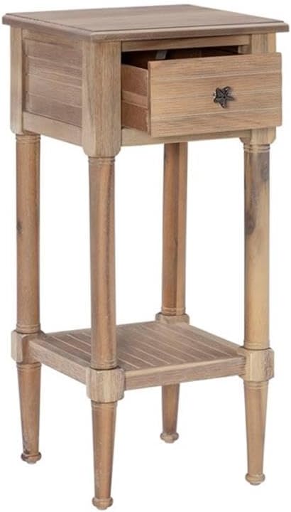 Home Square Wood Accent Starfish Coastal Side Table in Natural - Image 4