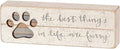 Primitives by Kathy 38231 Hand-Lettered Slat Box Sign, Best Things In Life by PrimitivesbyKathy