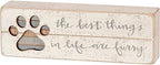 Primitives by Kathy 38231 Hand-Lettered Slat Box Sign, Best Things In Life by PrimitivesbyKathy