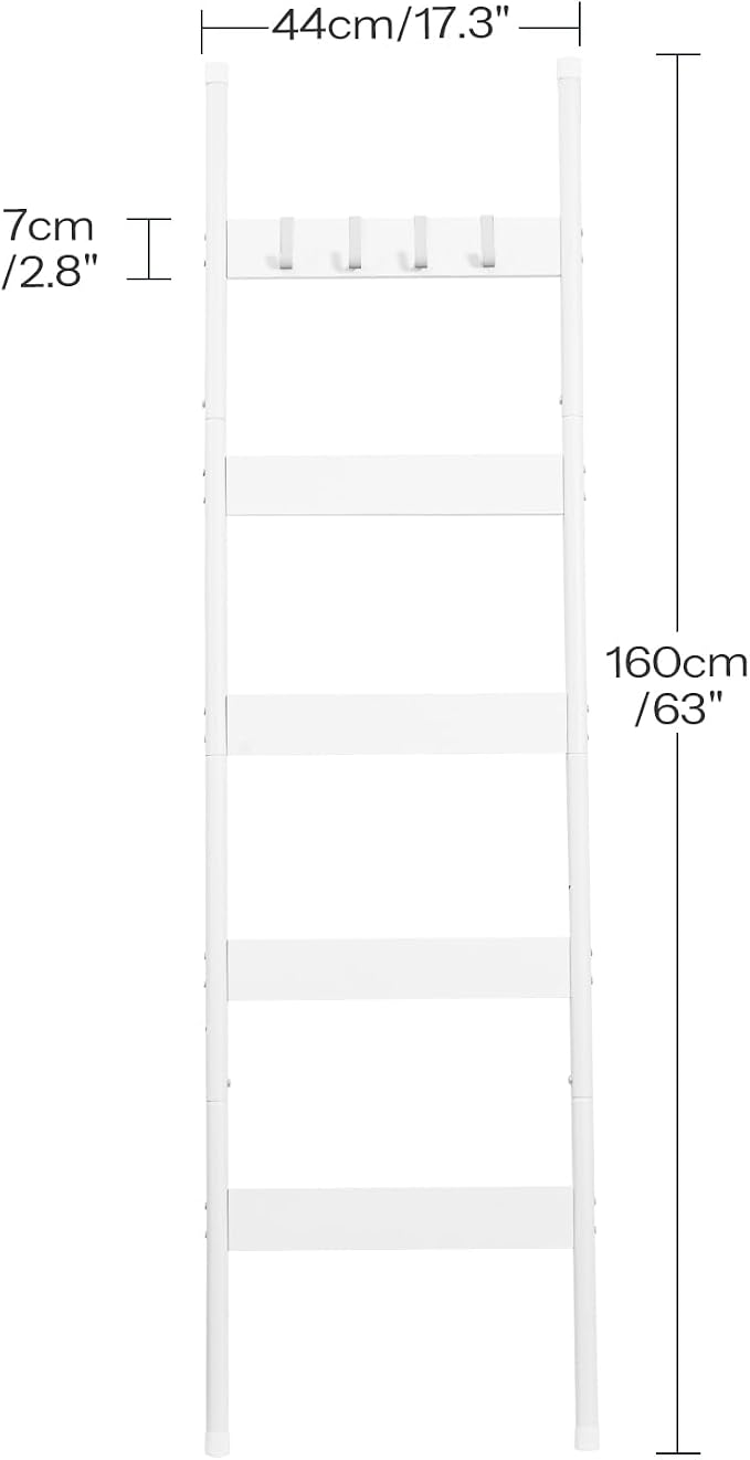HOOBRO Blanket Ladder, 5-Tier Towel Rack - Image 3
