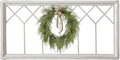 Sintosin Rustic Window Frame Wall Decor 19 X 39 Inches, Distressed White by Sintosin