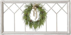 Sintosin Rustic Window Frame Wall Decor 19 X 39 Inches, Distressed White by Sintosin