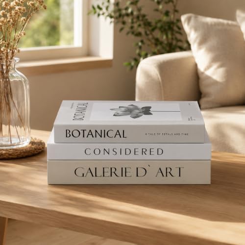 3 PCS Faux Decorative Books for Home Decor-Coffee Table Books Decor-Aesthetic Fake/Faux Books for Decoration,libros Decoration for Coffee Table, Shelf Accessories - Image 5