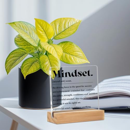 Inspirational Mindset Decor Acrylic Sign, Motivational Decor Acrylic Plaque - Image 3