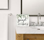 SRADMO Botanical Eucalyptus Leaves Wood Box Sign Desk Decor 8x8 inches, Rustic Eucalyptus Leaves Wooden Block Box Sign Decoration For Home Shelf Table Office Decor Decorative Signs & Plaques - Image 6