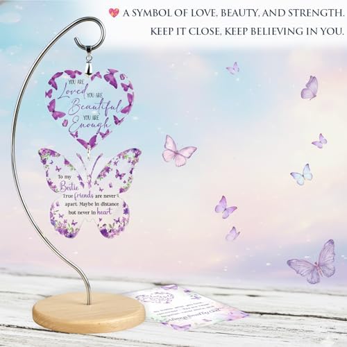 Purple Butterfly Decor for Best Friend Bestie Women - Image 5
