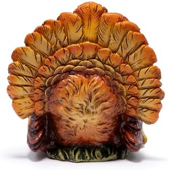Hodao Thanksgiving Turkey Decoration,Fall Harvest Tabletop Centerpiece - Image 7