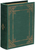VW Vintiquewise Decorative Vintage Book Shaped Trinket Storage Box- Green - Image 5
