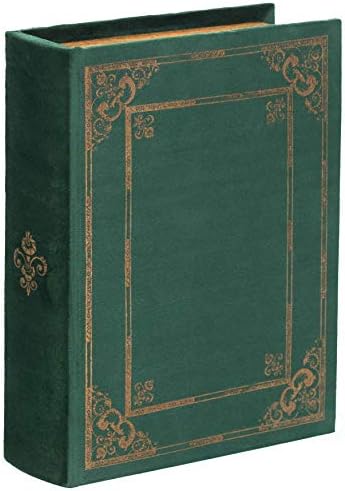 VW Vintiquewise Decorative Vintage Book Shaped Trinket Storage Box- Green - Image 5