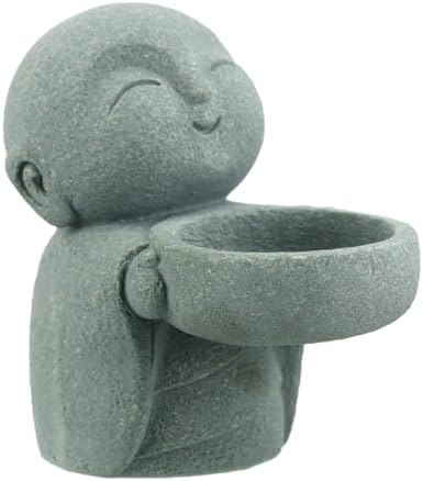 Landical Buddha Sandstone Statues Zen Monk Sculptures,Jizo Monk by Landical