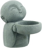 Landical Buddha Sandstone Statues Zen Monk Sculptures,Jizo Monk by Landical