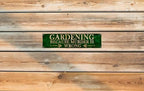 Man Cave Decor Vintage Wall Decor Gardening Because Murder is Wrong Vintage Tin Signs Funny Street Metal Signs for Home Garage Wall Bar Decor 4x16 in - Image 6
