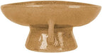 Creative Co-Op Stoneware Footed Pedestal Bowl with Handles, Reactive Glaze, Taupe - Image 7