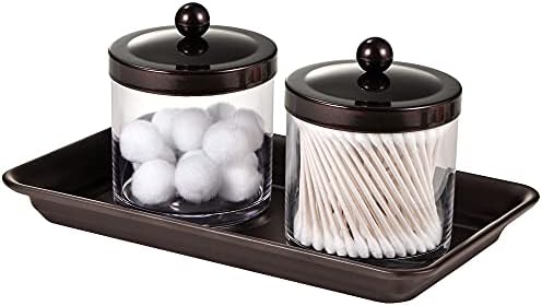 SheeChung Metal Vanity Tray, Bathroom Counter Storage Tray, Bronze 4 Pack - Image 3