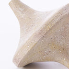 Spinning Top Statue, Coffee Table Sculpture for Modern Home & Office Desk Decor, Beige Shelf Decor for Boho Living Room, Bookshelf, Table Top, Aesthetic Room Decor, Unique Gift for Men (Resin) - Image 4