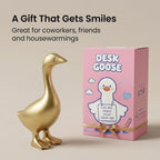 Desk Goose 7 inch Gifts for Women, Mini Desktop Goose Statue Decor for Living Room Bedroom Bookshelf and Office - Image 5