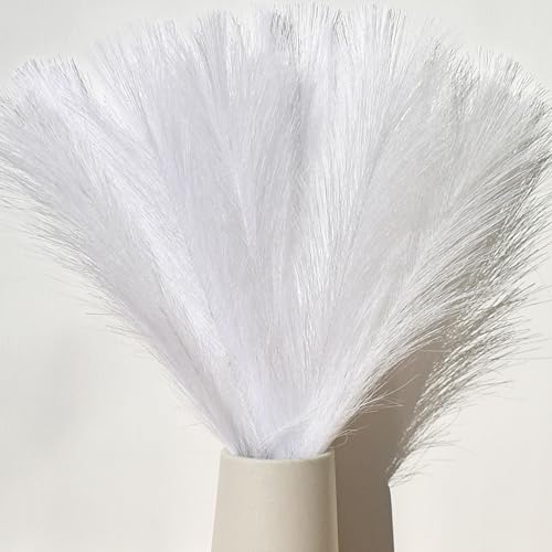 Mandy's 20 Stems White Silk Pampas Grass Bouquet by Mandys