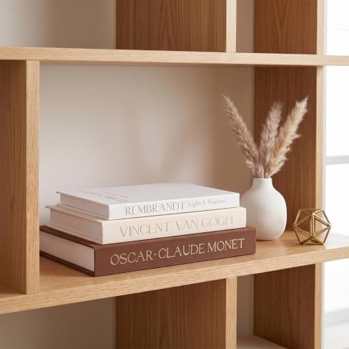 Emibele 3 Pack Fake Linen Book Storage Boxes Modern Home Shelf Table Decor - Image 6