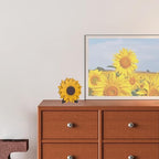 Sunflower Decor For Tables, Farmhouse Sunflower Standing Wooden Table Sign, Spring Summer Decor For Home Office Tables Kitchen Farmhouse, Ideal Gift For Friend Family Teacher - Image 3