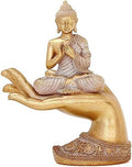 Buddha Statue for Home Decor Gold 8.7"- Buddha Statues for Zen Decor - Buddha Statue Large for Spiritual-Buddha Decor for Living Room-Buda–Indoor Buddha Gift for Relaxation, Meditation or Shrine by SUOEDD