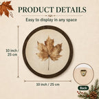 Vintage Fall Leaf Wall Deoor, Halloween Cottagecore Wall Art - Image 7