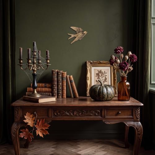 1 Piece Vintage Swallow Wall Decor, 4.7 Inch 3D Resin Bird Art Sculpture - Image 5