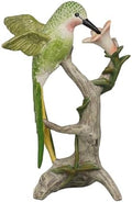 Braxio Bird Figurines Home Decor – Resin Tabletop Green Hummingbird Decor Sculpture for Shelf Bookcase Coffee Table Farmhouse Modern Decorative Accent for Living Room Office Gifts 6 x 4.5 x 9.25 Inch by BRAXIO