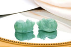 QINJIEJIE Green Aventurine Cat Crystals Decor Gift Healing Stone Cat Statue - Image 2