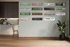 Vintage Tin Smoking Section Sign Retro Metal Sign for Outdoor indoor Decoration - Outdoor indoor Funny Wall Art Plaque 4x16 Inch - Image 7