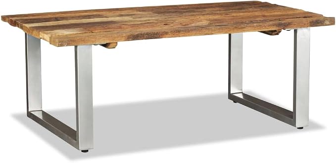 SKM Coffee Table Solid Reclaimed Wood 39.4"x23.6"x15" - Image 6