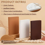 Feifeiya 3 Pieces Faux Decorative Books Set for Home Decor,Vintage Coffee - Image 2